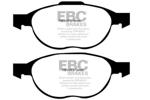 EBC UD1044 12+ fits Ford C-Max 2.0 Hybrid Ultimax2 Front Brake Pads