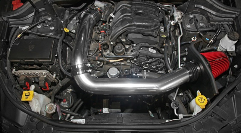 Spectre 9020 11-15 fits Jeep Grand Cherokee V6-3.6L F/I Air Intake Kit - Polished w/Red Filter