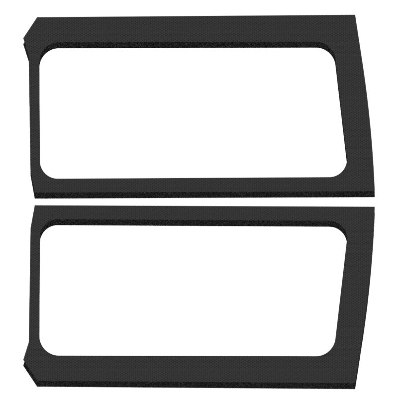 DEI  50272 fits Jeep 18-23 Wrangler JL 2-Door Boom Mat Rear Side Window Trim - 2