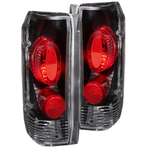 ANZO 211062 1989-1996 fits Ford F-150 Taillights Black
