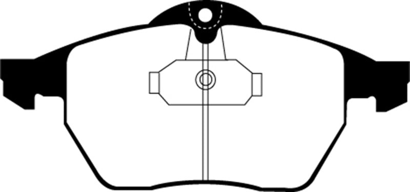 EBC DP21062 fits Saab 99-02 9-3 Convertible Greenstuff Front Brake Pads