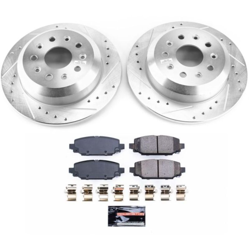 PowerStop K7943 fits Jeep 18-19 Wrangler Rear Z23 Evolution Sport Brake Kit