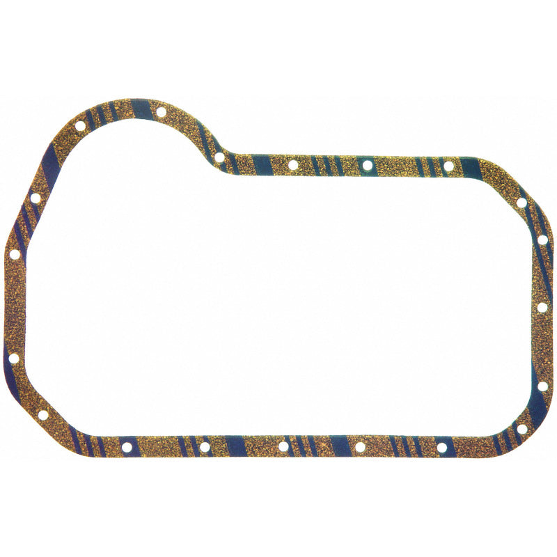 Fel-Pro OS20101C Volkswagen Rabbit Pickup OS 20101 C Engine Oil Pan Gasket Set Blue Stripe cork-rubber