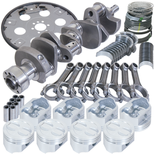 Eagle B15403L06068 fits Chevy 350 1Pc 3.480in Crank 5.700in I-Beam Rods 4.060in Pistons 168 Tooth FP Balanced Assembly