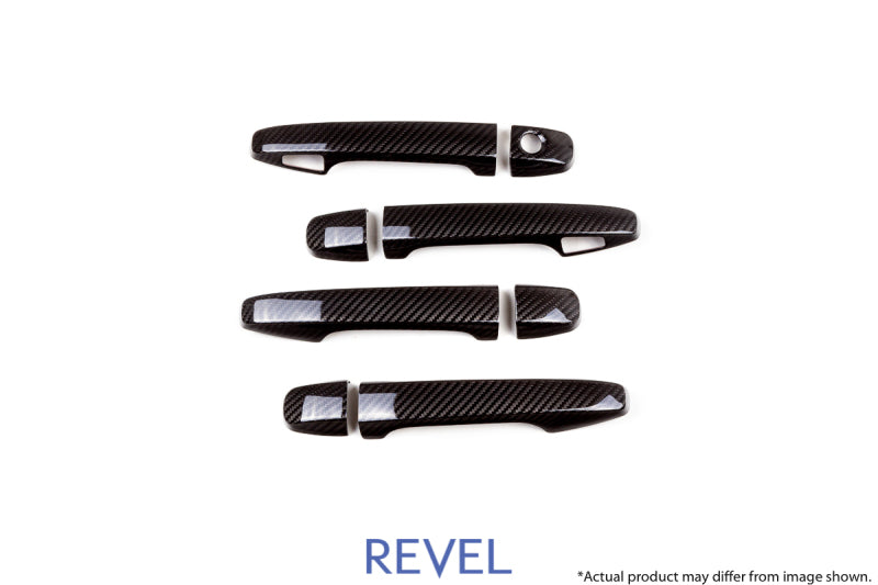 Revel 1TR4GT0AS10 GT Dry Carbon Door Handle Covers (FL/FR/RL/RR) 15-18 fits Suba