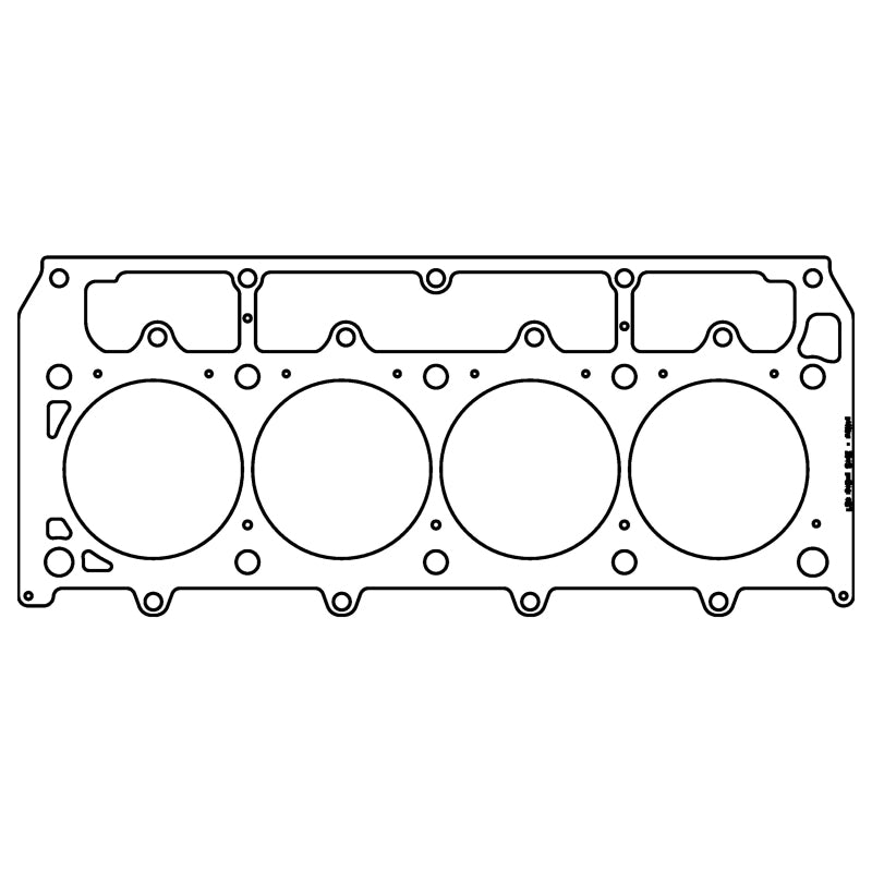 Cometic Gasket C15743-063 fits GM LSX Gen-4 SB V8 .063in DST Cyl. HG - 4.165in Bore - 1/2in & 3/8in Studs - RHS