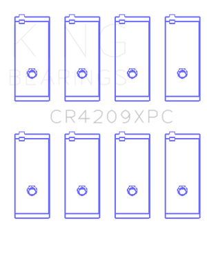 King Engine Bearings CR4209XPC.026 fits Toyota Connecting Rod Bearing Set