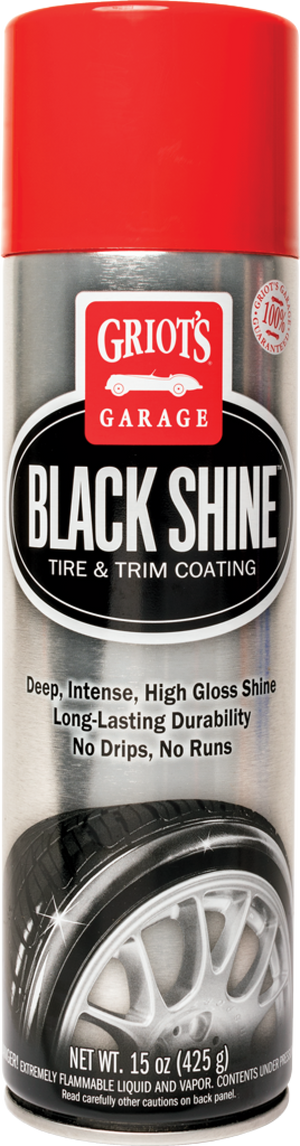 Griots Garage 10938 Black Shine Tire and Trim Coating - 15oz (Aerosol)