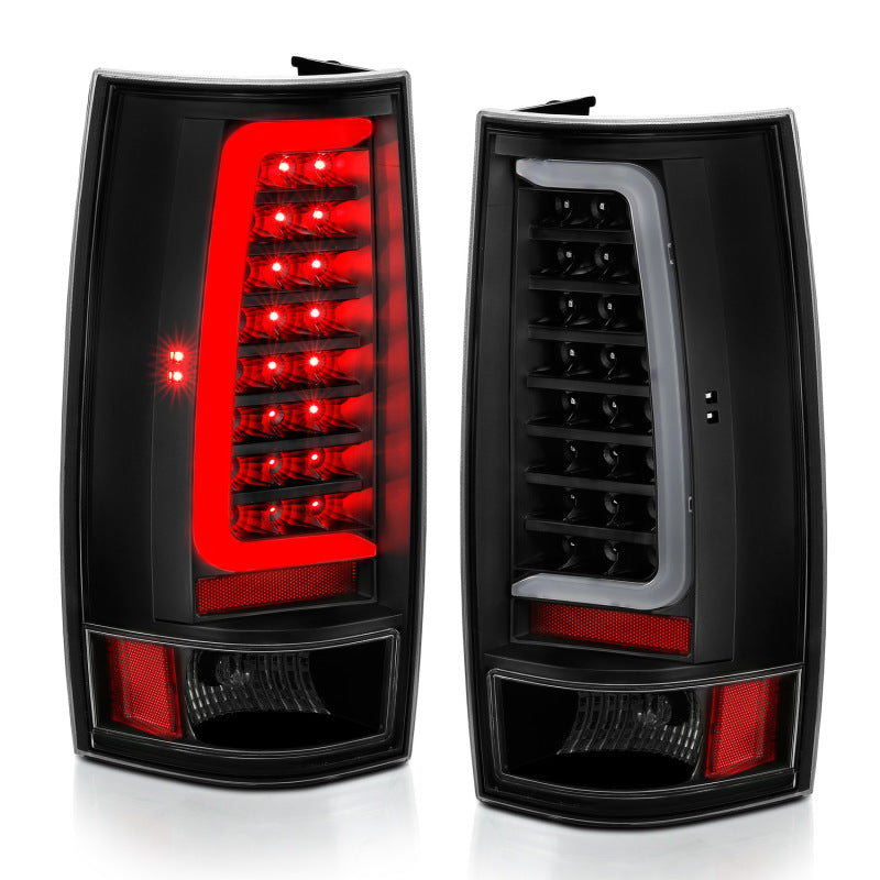 ANZO 311321 2014 fits Chevy 07-20 Tahoe LED Taillight Plank Style Black w/Clear Lens