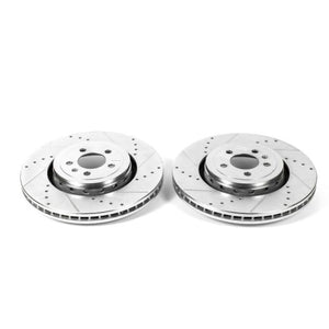 Power Stop AR83092XPR 14 fits Dodge Charger Front Drilled & Slotted Rotor - Pair