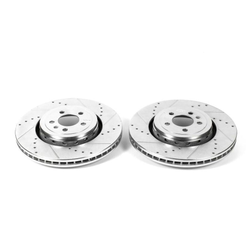 Power Stop AR83092XPR 14 fits Dodge Charger Front Drilled & Slotted Rotor - Pair