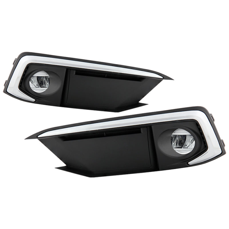 Spyder 5087034 fits Honda Civic 2019+ OEM LED Fog Lights w/ OEM switch - Clear