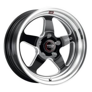 Weld S10481161P43 S155 18x11 Ventura 5x120.65 43 Offset BS 7.69 Gloss BLK MIL