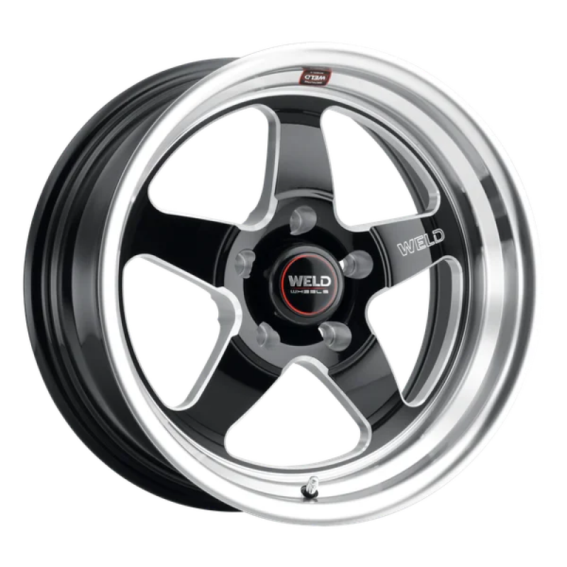 Weld S10481161P43 S155 18x11 Ventura 5x120.65 43 Offset BS 7.69 Gloss BLK MIL