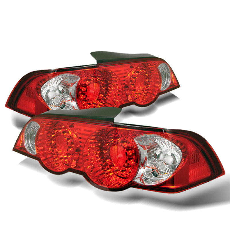 Spyder 5000385 fits Acura 02-04 RSX LED Tail Lights Red Clear ALT-YD-ARSX02-LED