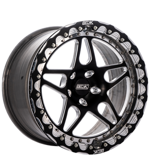 Belak Wheels 15095100S37BS-SBL Belak 15x9 / fits Subaru Brz Rear/ 5x100 BP / Series 3 Wheel - Single Beadlock
