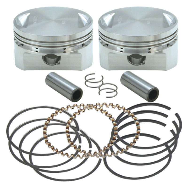 S&S 106-5556 Cycle 84-99 BT 3-1/2in .020in Bore Forged Stroker Piston Kit