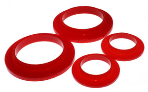 Energy Suspension 4.6101R 79-04 fits Ford Mustang SVO Red Rear Spring Upper & Lower Isolator Set