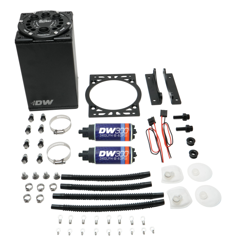DeatschWerks 6-301-30ST 3.0L Staged Surge Tank w/ DW300 Fuel Pumps