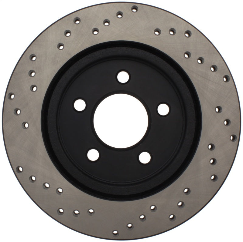 Stoptech 128.61087R 05-10 fits Ford Mustang V6/4.0L / GT V8/4.6L Cross Drilled Right Rear Rotor
