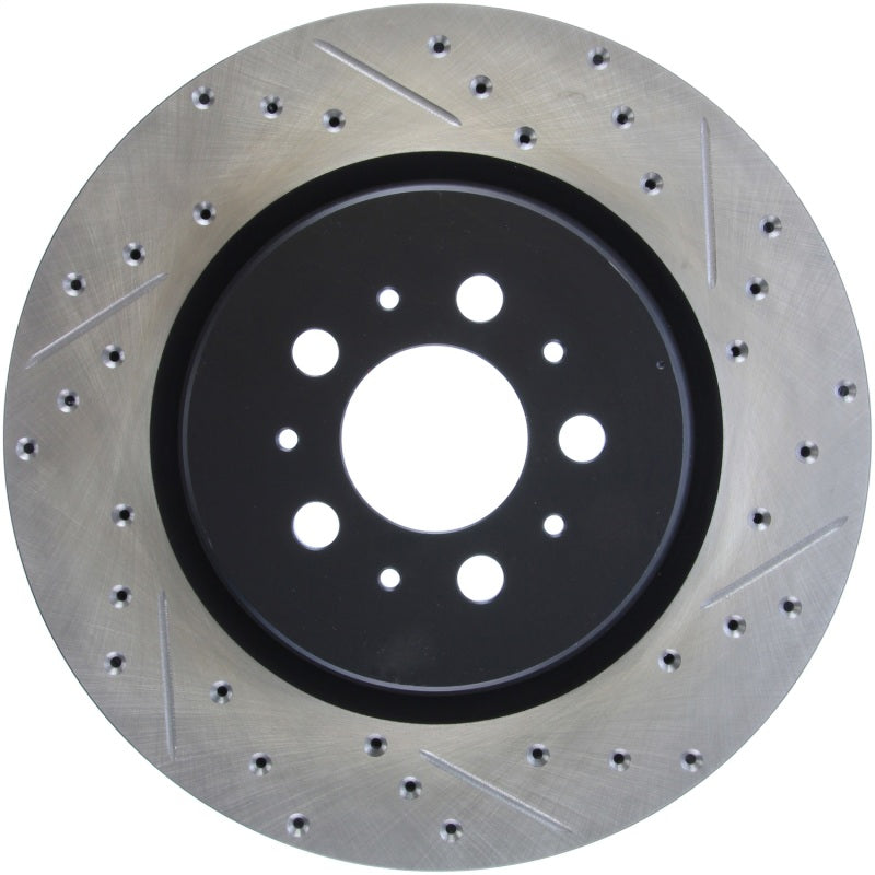 Stoptech 127.39036L Slotted & Drilled Sport Brake Rotor