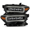 AlphaRex 880707 fits Toyota 16-20 Tacoma NOVA LED Projector Headlights Plank Style Black w/Activation Light