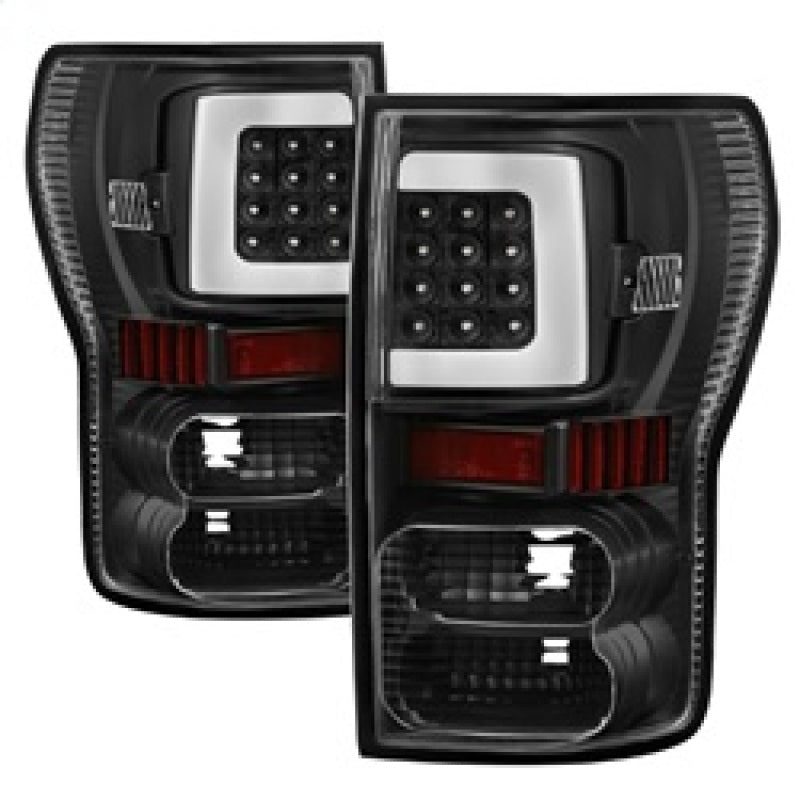 xTune 9038563 07-13 fits Toyota Tundra Light Bar LED Tail lights - Black (ALT-O