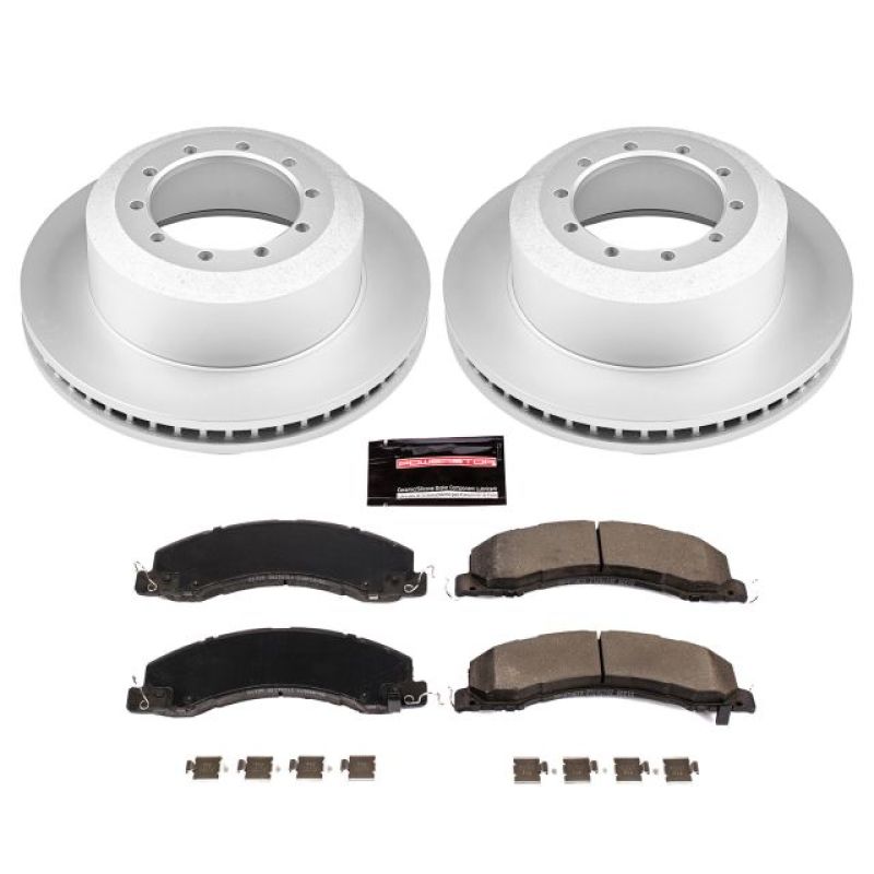 Power Stop CRK4722 11-12 fits Ram 5500 Rear Z17 Coated Brake Kit