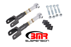 BMR TR005H S550 fits Mustang Rear On-Car Adj. Rod Ends Toe Rods - Black Hammert