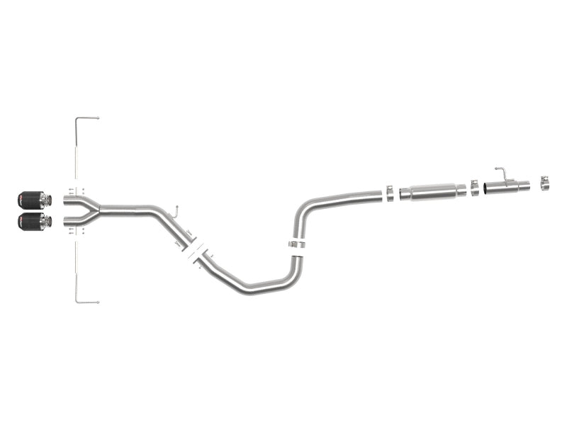 AFE 49-37011-C  Exhaust Cat-Back 19-20 fits Hyundai Veloster 304SS Carbon Fiber