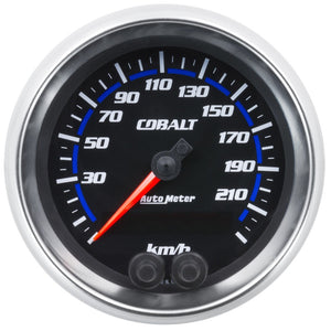 AutoMeter 6280-M Autometer Cobalt Gauge Speedometer 3 3/8in 225Km/H Gps Cobalt