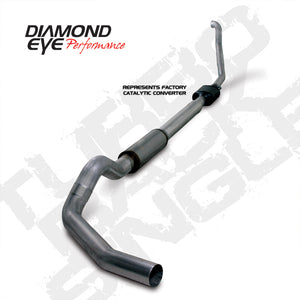 Diamond Eye Performance K5314S Diamond Eye KIT 5in Turbo Back SGL SS: 94-97 fits FORD 7.3L F250/F350 PWRSTROKE NFS W/ CARB EQUIV STDS