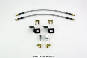 Wilwood 220-15276 Flexline Kit 14 inch -3 M10-1.5 IF 1/8 NPT 90 Degree