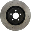Stoptech 128.61116R Cross Drilled Sport Brake Rotor - 2015 Ford Mustang w/ Brembo - Front Right