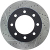 Stoptech 127.67072R Slotted & Drilled Sport Brake Rotor