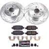 PowerStop K8062 fits Nissan 18-19 370Z Rear Z23 Evolution Sport Brake Kit