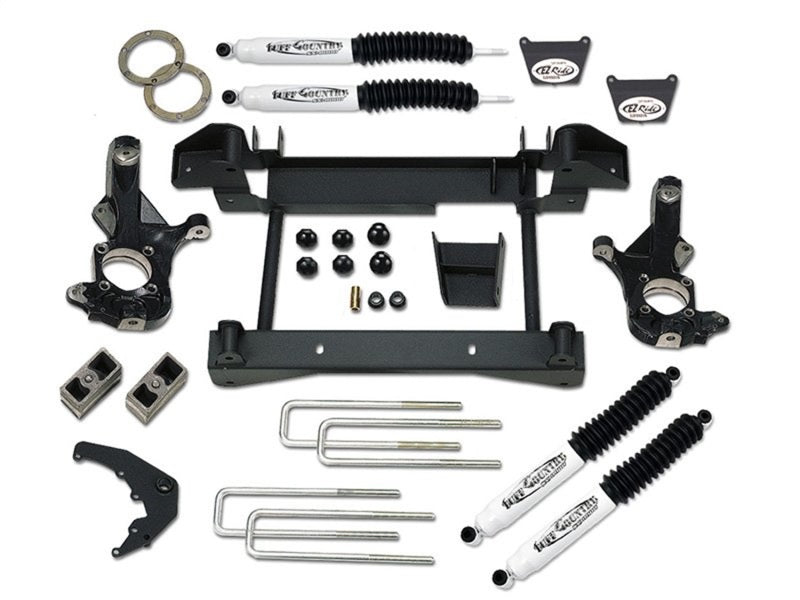 Tuff Country 14985 01-10 fits Chevy Silverado 2500HD 4x4 4in Lift Kit (w/1pc Sub Frame No Shocks)