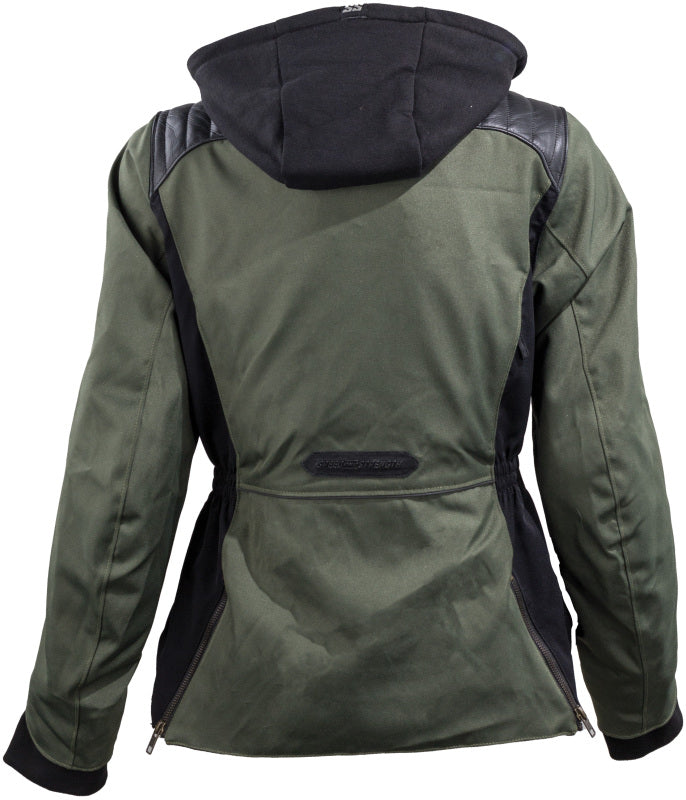 Speed and Strength 609901 Daydream Textile Jacket Olive/Black Womens - Small