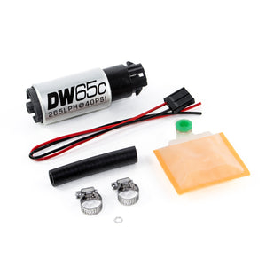DeatschWerks 9-652-1000 265 LPH Compact In-Tank Fuel Pump w/ Clips & Universal