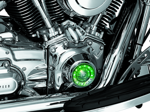 Kuryakyn 8389 Kuryakyn Tappet Block Accents For Twin Cam Chrome