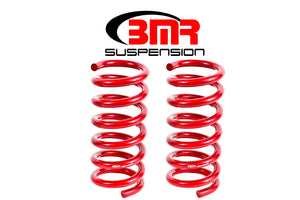 BMR SP082R S550 fits Mustang Rear Performance Version Lowering Springs - Red