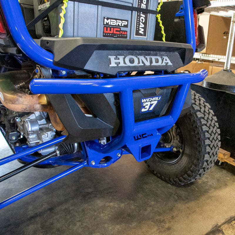 Wehrli WCF102024-TNB fits Honda 19-22 Talon X/R Rear Bumper with Receiver Hitch - Talon Blue