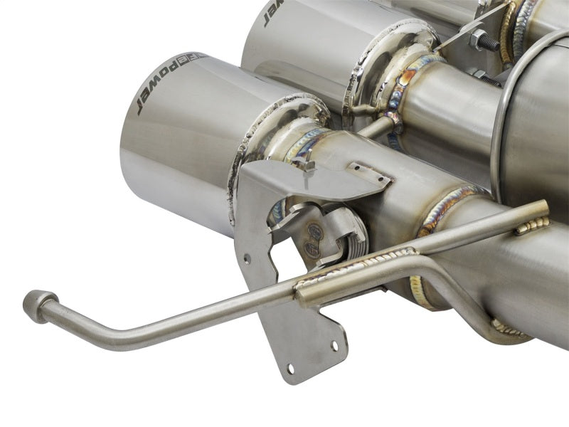 AFE 49-34056-P rce XP 3in-2 1/2in Axle Back 304SS Exhaust w/ Polished Tips 14-1