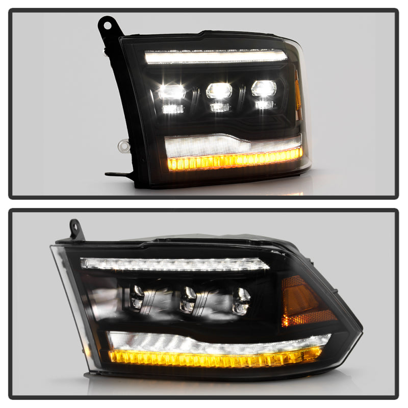 Spyder 5088666 fits Dodge 09-18 RAM 1500 / 10-19 RAM 2500/3500 Headlights - Hal