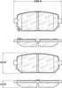 Stoptech 308.1296 Street Brake Pads