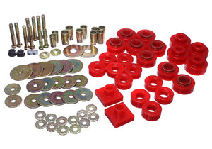 Energy Suspension 3.4161R 68-72 fits Oldsmobile Cutlass Red Body Mount Set