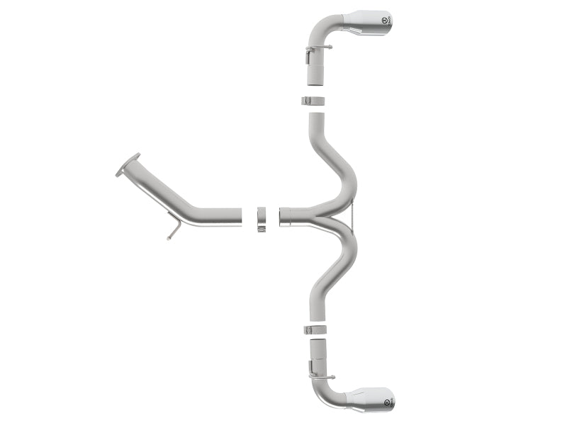 AFE 49-37002-1P  3in-2.5in SS Axle-Back Exhaust w/Polished Tips 2018 fits Hyund