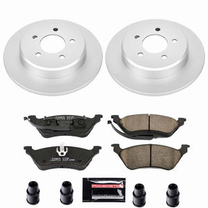 Power Stop 01-07 Chrysler Town & Country Rear Z23 Coated Brake Kit