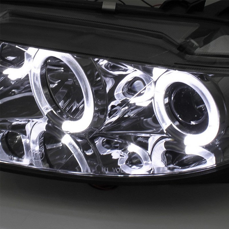 Spyder 5042545 fits Mazda 03-05 6 With Fog Lights Projector Headlights LED Halo
