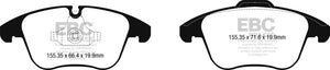 EBC UD1869 2016+ Jaguar XE-Type 2.0T Ultimax2 Front Brake Pads (Use w/ 12.4in Rotors)